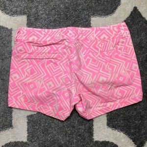 Neon pink tribal American eagle shorts size 0